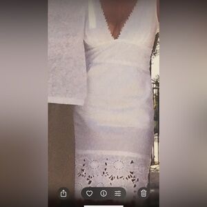Catherine Malandrino White Dress- Size 4